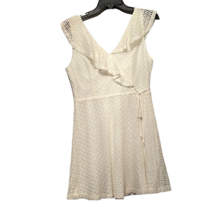 ALTAR’D STATE Elegant White EYELET Lace Dress SIZE L